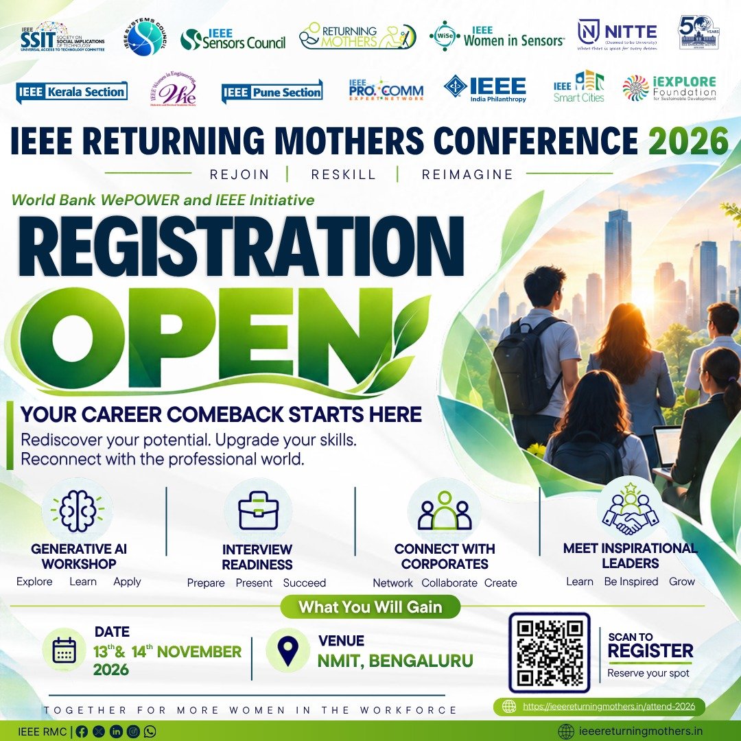 IEEE Returning Mothers Conference 2026 registration announcement